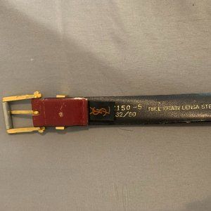 Yves saint laurent cintura belt dark red Vintage G